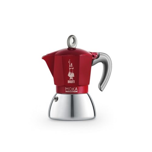 Bialetti Moka 6946 Induction piros 6 személyes indukciós kotyogós kávéfőző