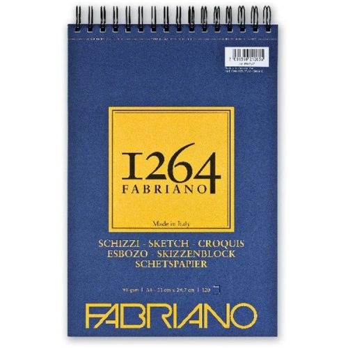 Fabriano 1264 Sketch 90g A4 120lapos spirálkötött rajz- és vázlattömb