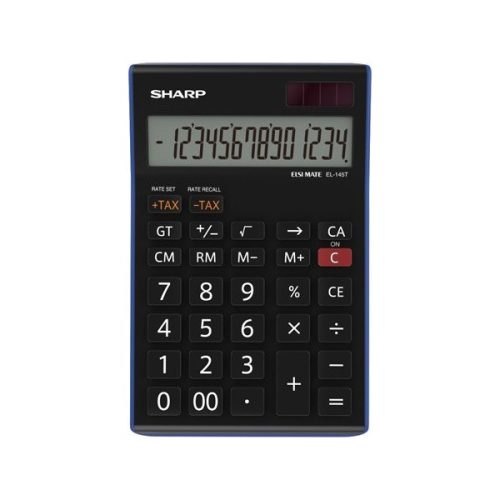 Sharp EL145TBL napelemes asztali számológép